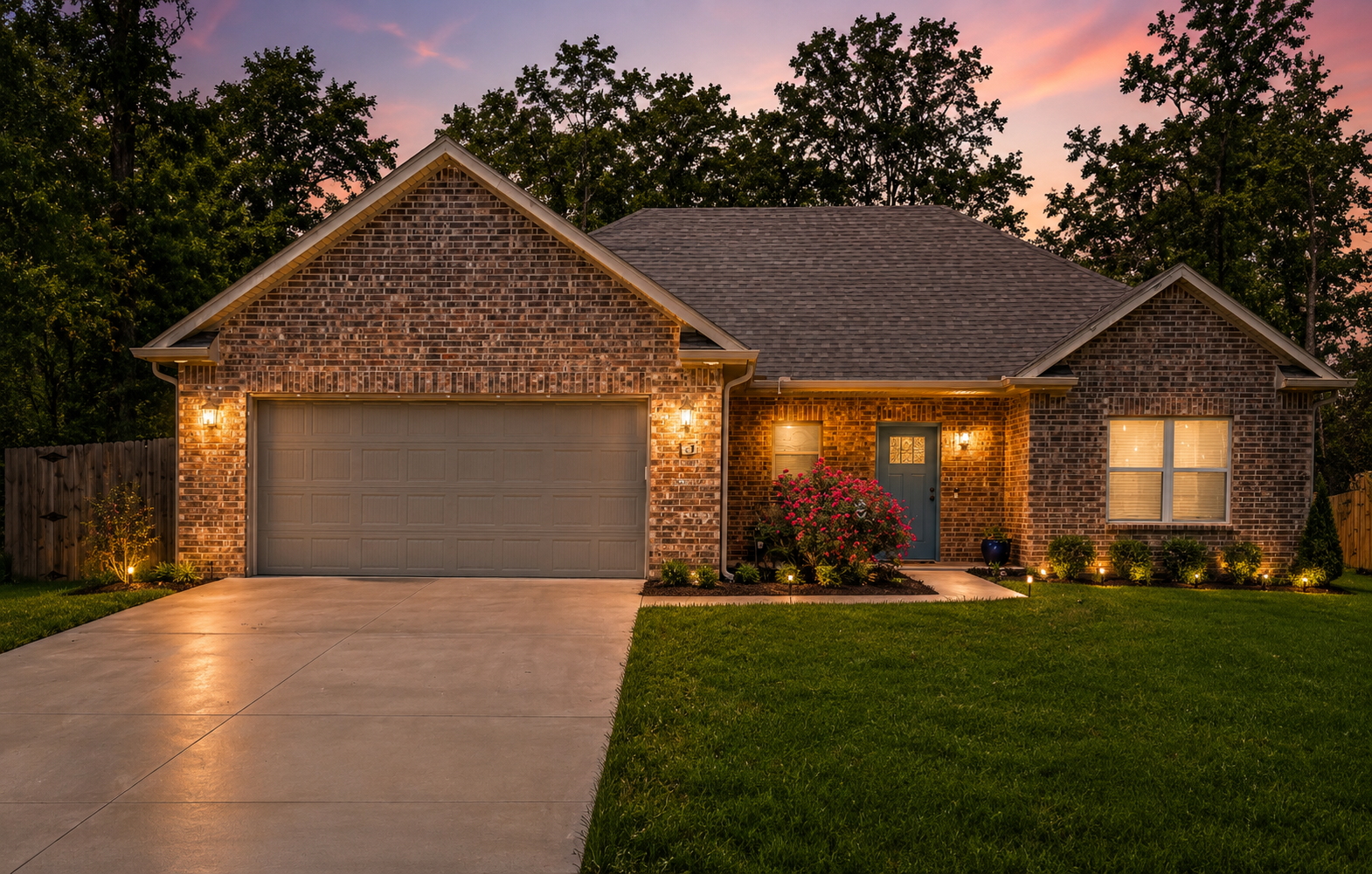 Twilight real estate photography