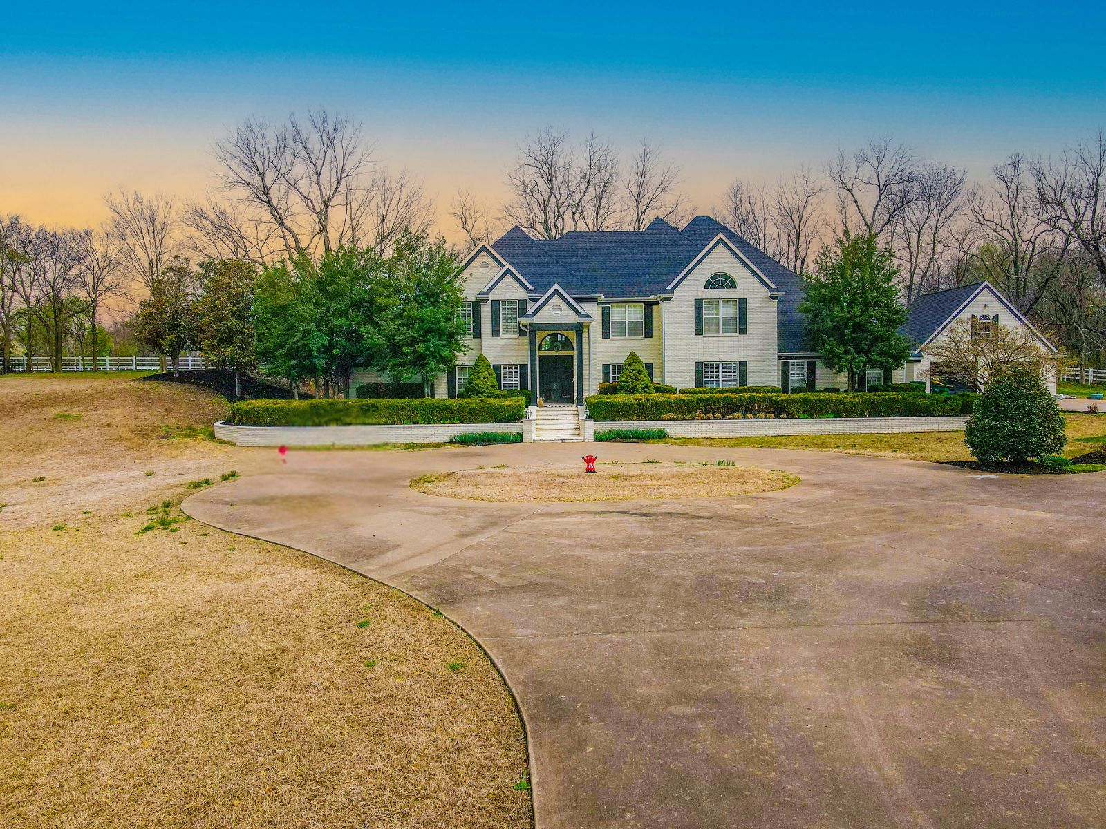 Twilight real estate photography example